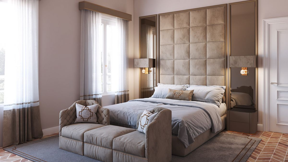 Rendering di esempio corso di 3d studio max e vray per rendering di interni